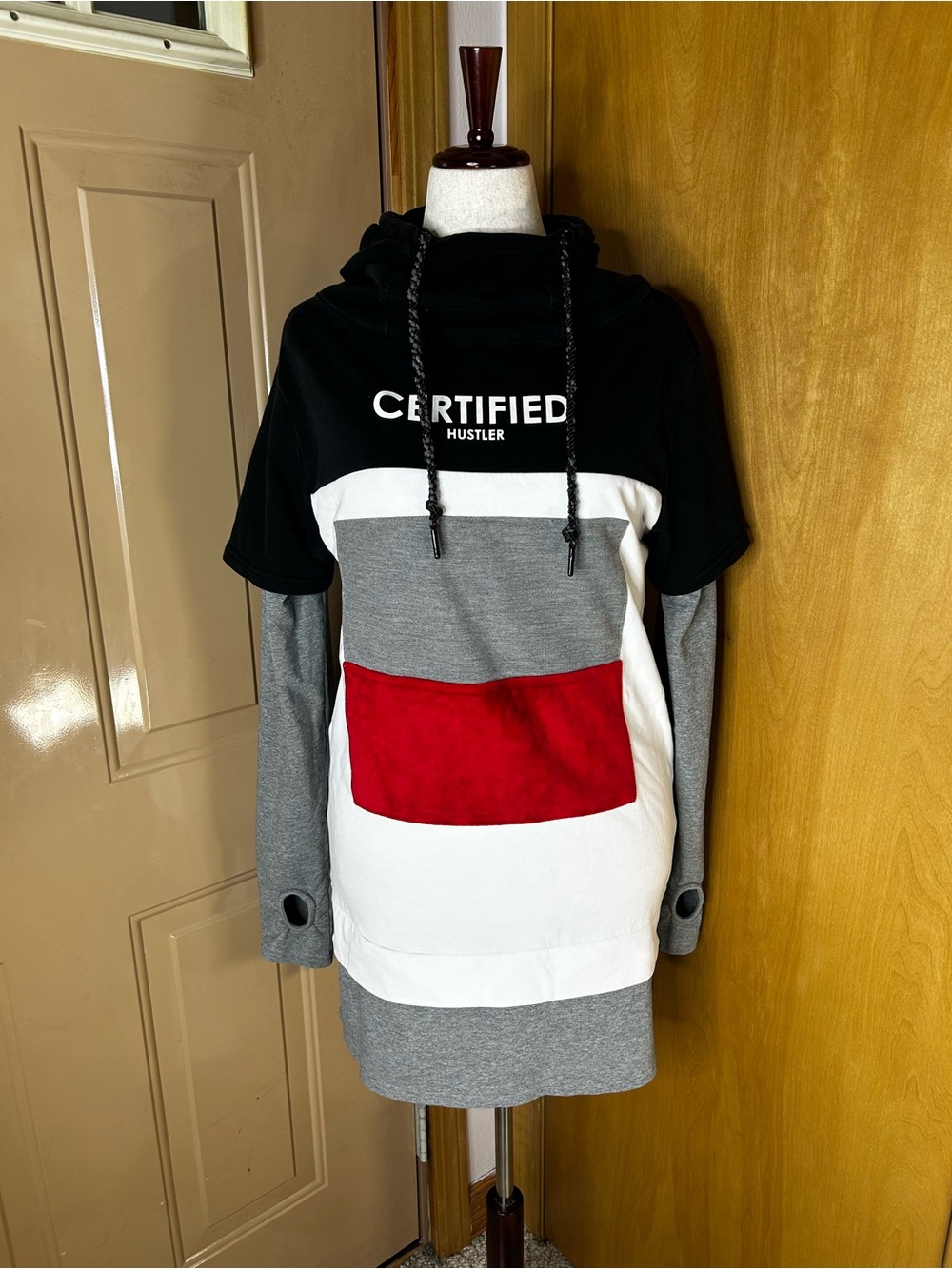 Hudson Jeans Black Logo Hoodie